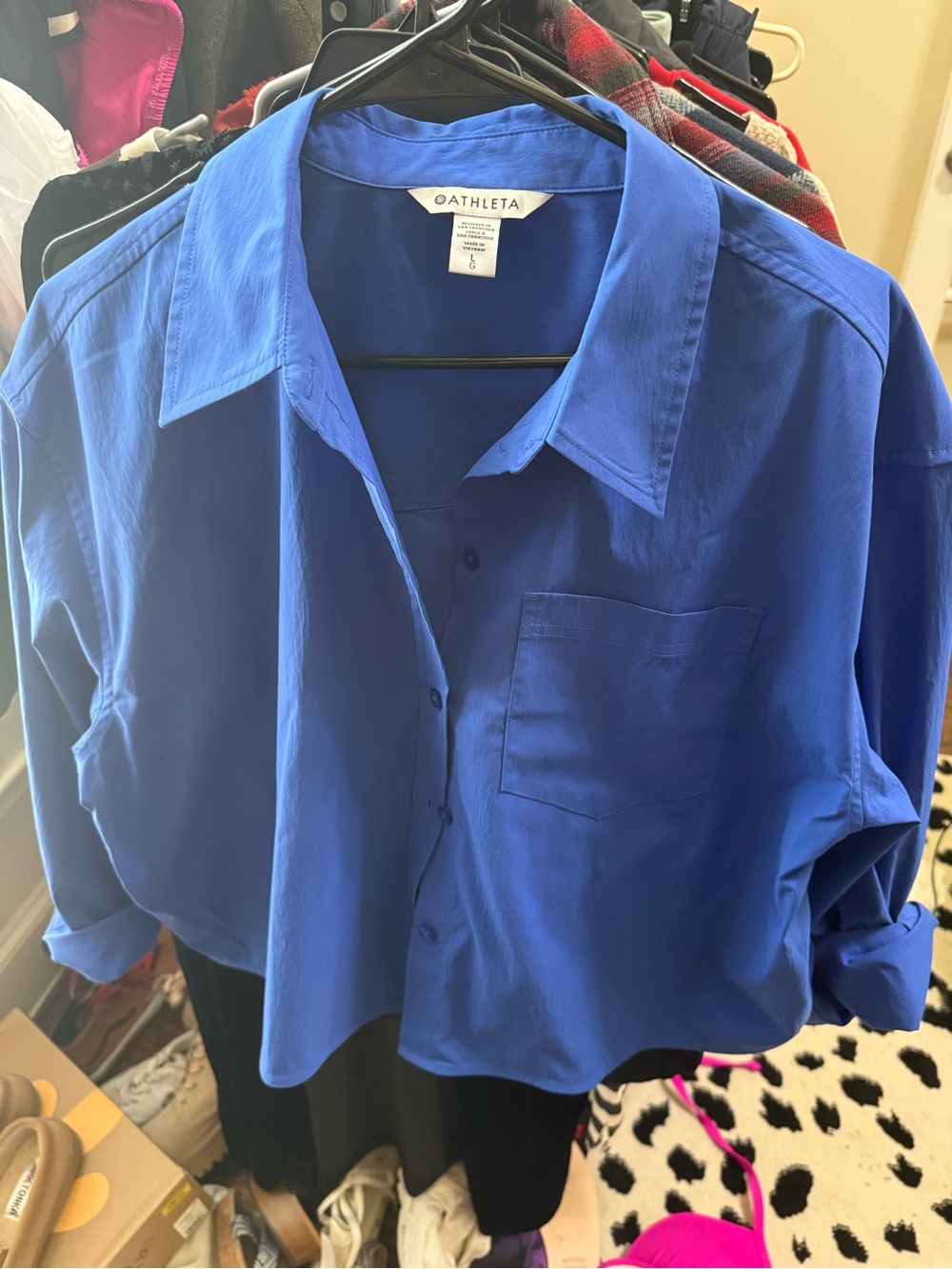 Athleta Midday Poplin Shirt